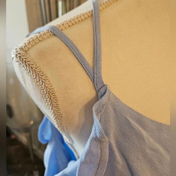 A. Peach Stylish Cold Shoulder Dress - Light Blue # 53 - Picture 4 of 5